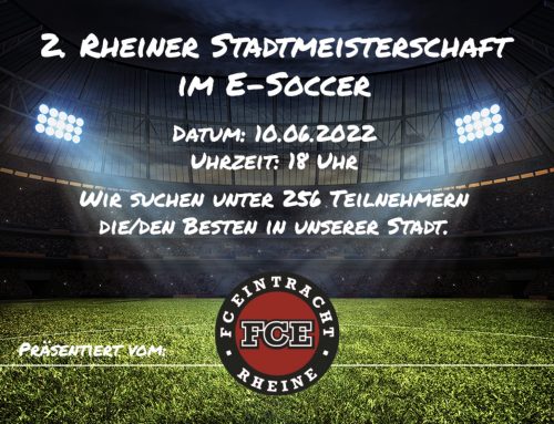 2. Rheiner Stadtmeisterschaft im eSoccer