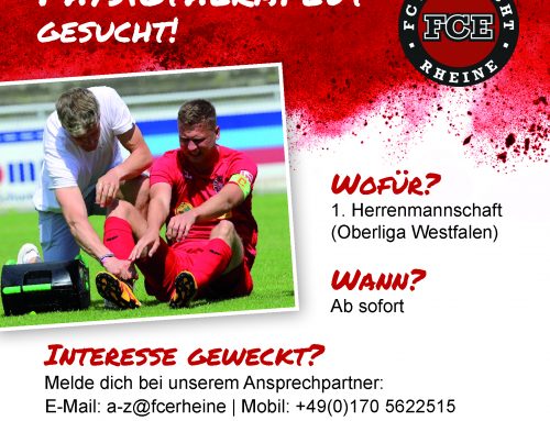 Physiotherapeut ab sofort gesucht!